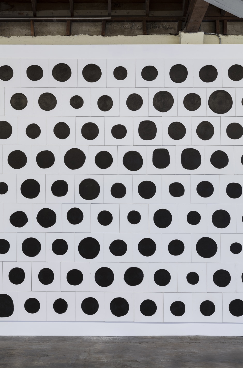 Installation view, 590 Dots, 365 Mission, Los Angeles, 20 Sept - 18 October 2014  © Jonathan Horowitz. Courtesy of the Artist.