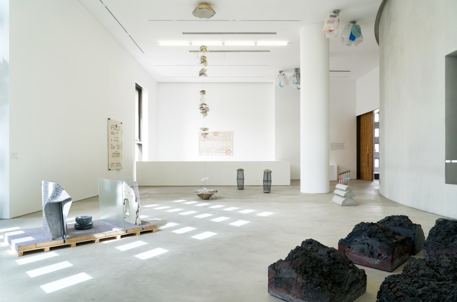 Installation view, Gabriel Kuri, Aranya Art Centre, Beidaihe, China, 12 March - 25 June 2023  © Gabriel Kuri. Courtesy of the Artist and Aranya Art Center.  Photo: Sun Shi