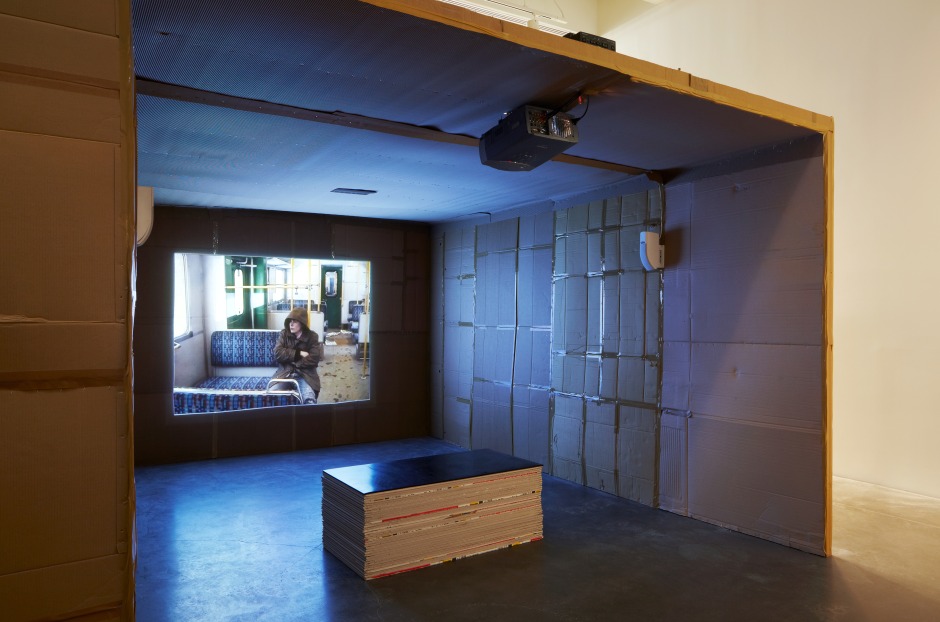 Installation view, Klara Liden, Bodies of Society, New Museum, New York, 6 May - 1 July 2012  © Klara Liden. Courtesy of the Artist and New Museum, New York.  Photo: Benoit Pailley