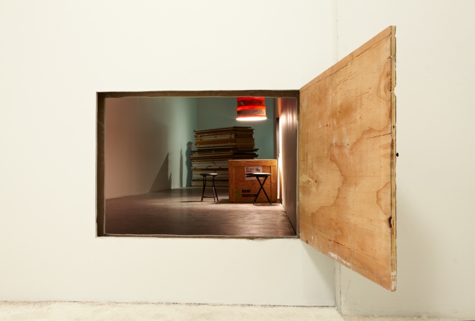 Installation view, Klara Liden, Bodies of Society, New Museum, New York, 6 May - 1 July 2012  © Klara Liden. Courtesy of the Artist and New Museum, New York.  Photo: Benoit Pailley