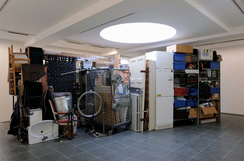 Installation view, Klara Liden, Serpentine South Gallery, London, 07 October - 07 November 2010  © Klara Liden. Courtesy of the Artist and Serpentine Gallery, London.  Photo: Gautier Deblonde
