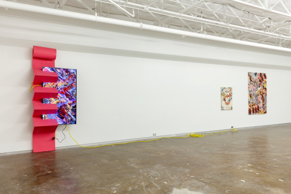 Installation view, Borna Sammak, America, Nice Place, Dallas Contemporary, Dallas, 16 April – 21 August 2022  © Borna Sammak. Courtesy of the Artist and Dallas Contemporary TX.  Photo: Kevin Todora