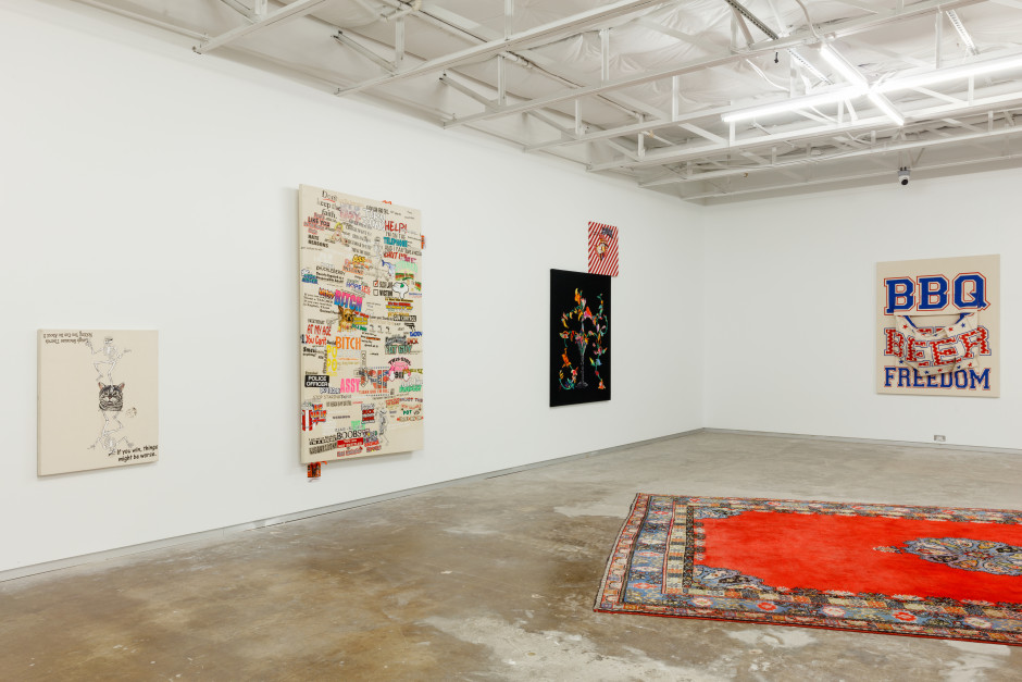 Installation view, Borna Sammak, America, Nice Place, Dallas Contemporary, Dallas, 16 April – 21 August 2022  © Borna Sammak. Courtesy of the Artist and Dallas Contemporary TX.  Photo: Kevin Todora