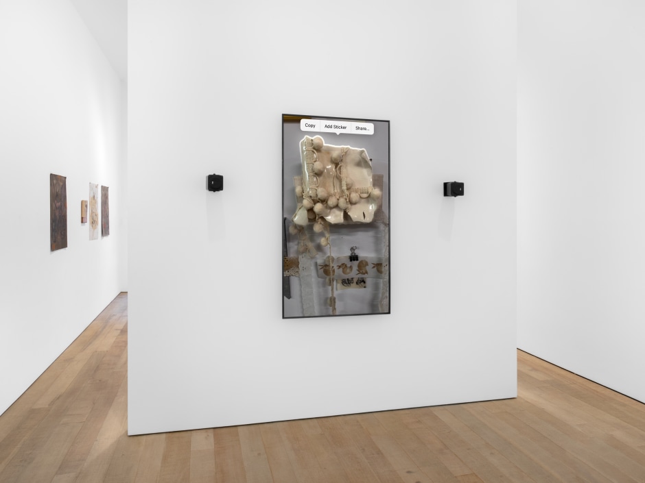 Installation view, Uri Aran, zero point everything, Sadie Coles HQ, Bury Street, 8 May - 15 June 2024  © Uri Aran. Courtesy of the Artist and Sadie Coles HQ, London.  Photo: Arthur Gray
