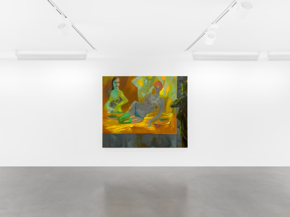 Installation view, Georgia Gardner Gray, La Morosa Española, Sadie Coles HQ, Davies Street, London, 11 May - 15 June 2024  © Georgia Gardner Gray. Courtesy of the Artist and Sadie Coles HQ, London.  Photo: Arthur Gray