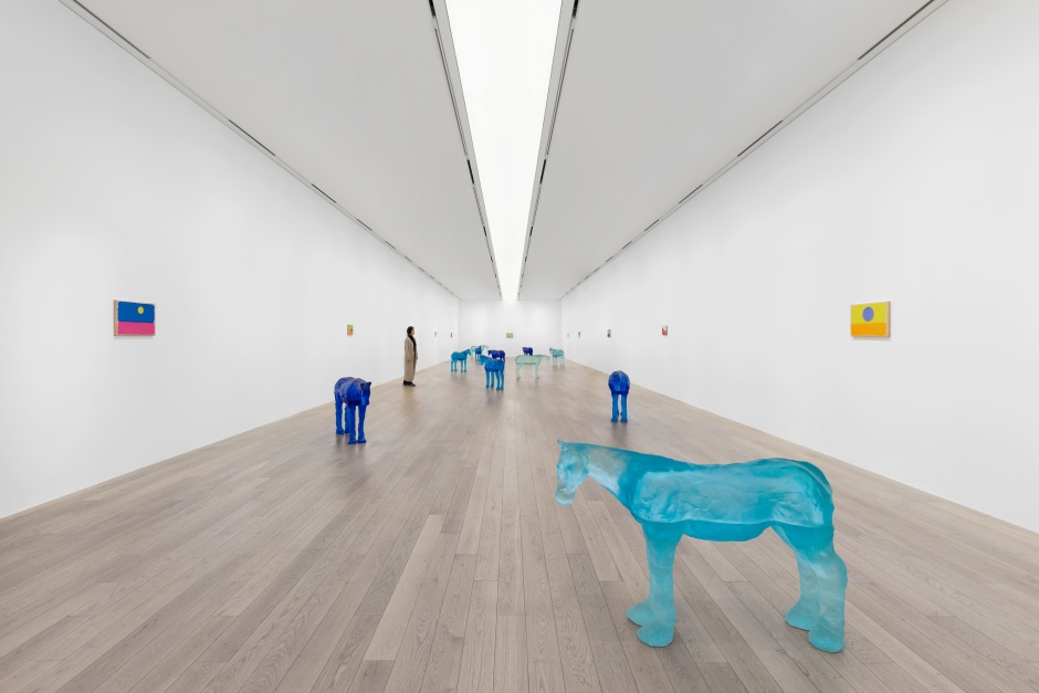 Installation view, Ugo Rondinone, burn to shine, Museum SAN, Wonju, South Korea, 04 April - 1 December 2024  © Ugo Rondinone. Courtesy studio rondinone and Kukje Gallery, Seoul; Esther Schipper, Berlin; Galerie Eva Presenhuber, Zürich; Gladstone, New York; Mennour, Paris; Sadie Coles HQ, London.  Photo: Chunho An