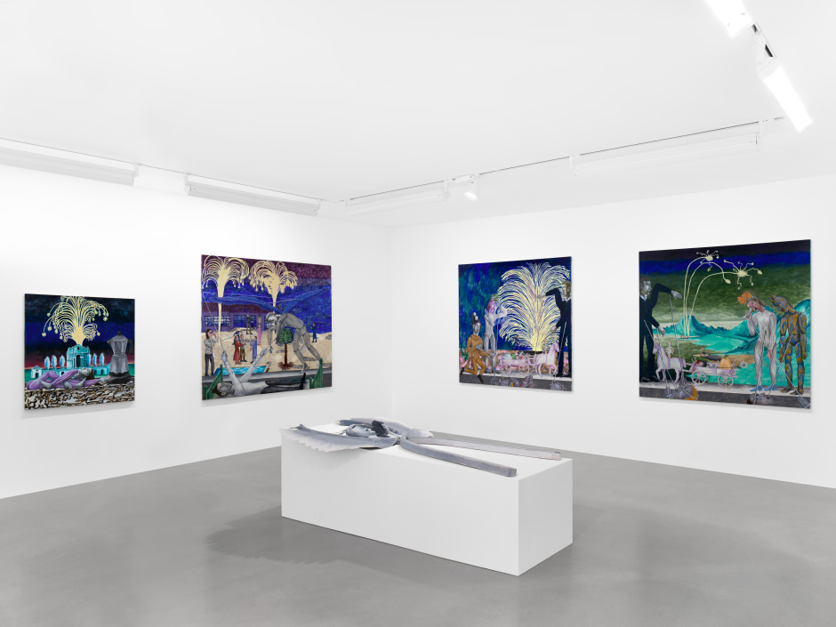 Installation view, Agnes Scherer, Woe and Awe, Sadie Coles HQ, Davies Street, 26 June - 17 August 2024  © Agnes Scherer. Courtesy of the Artist and Sadie Coles HQ, London.  Photo: Katie Morrison