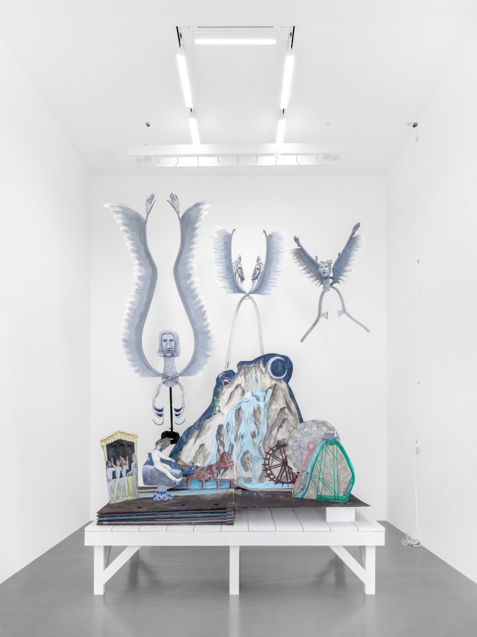 Installation view, Agnes Scherer, Woe and Awe, Sadie Coles HQ, Davies Street, 26 June - 17 August 2024  © Agnes Scherer. Courtesy of the Artist and Sadie Coles HQ, London.  Photo: Katie Morrison