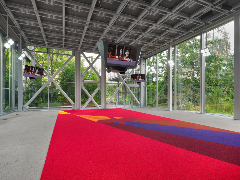 Installation view, Matthew Barney, SECONDARY, Fondation Cartier, Paris, 08 June - 8 September 2024  © Matthew Barney. Courtesy the Artist and Fondation Cartier.  Photo: Eva Herzog
