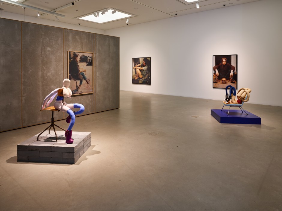 Installation view, Sarah Lucas, Sense of Human, Kunsthalle Mannheim, Mannheim, 07 June - 20 October 2024  © Sarah Lucas. Courtesy Sadie Coles HQ, London.
