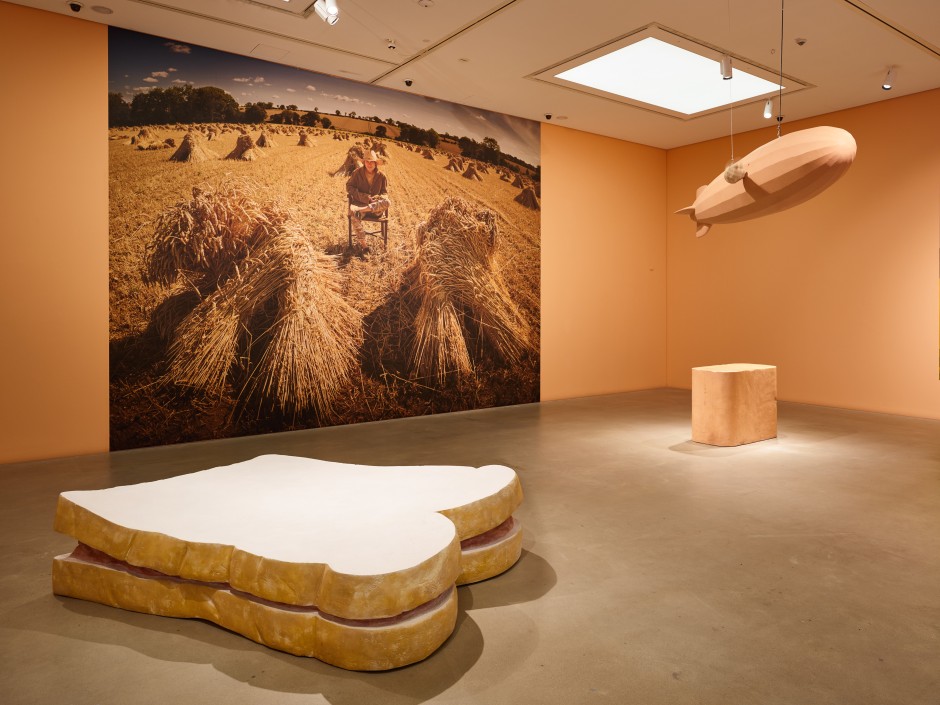 Installation view, Sarah Lucas, Sense of Human, Kunsthalle Mannheim, Mannheim, 07 June - 20 October 2024  © Sarah Lucas. Courtesy Sadie Coles HQ, London.