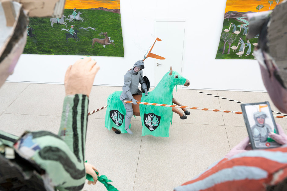 Installation view, Agnes Scherer, Savoir Vivre, Heidelberger Kunstverein, Heidelberg, 27 May - 6 August 2023  © Agnes Scherer. Courtesy the Artist and Heidelberger Kunstverein.  Photo: Tanja Meißner