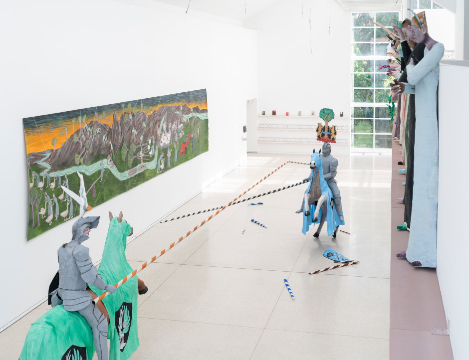 Installation view, Agnes Scherer, Savoir Vivre, Heidelberger Kunstverein, Heidelberg, 27 May - 6 August 2023  © Agnes Scherer. Courtesy the Artist and Heidelberger Kunstverein.  Photo: Tanja Meißner
