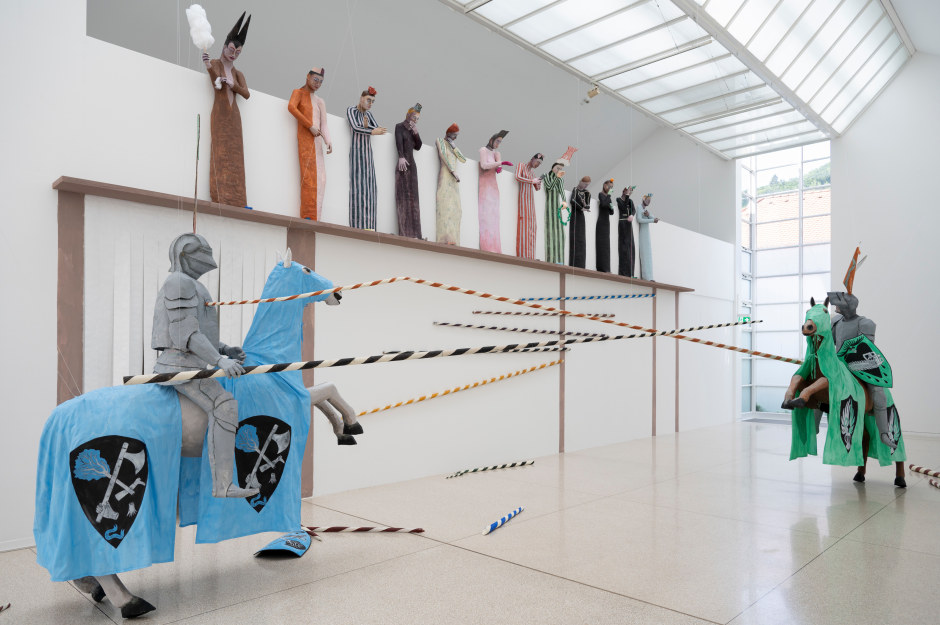 Installation view, Agnes Scherer, Savoir Vivre, Heidelberger Kunstverein, Heidelberg, 27 May - 6 August 2023  © Agnes Scherer. Courtesy the Artist and Heidelberger Kunstverein.  Photo: Tanja Meißner