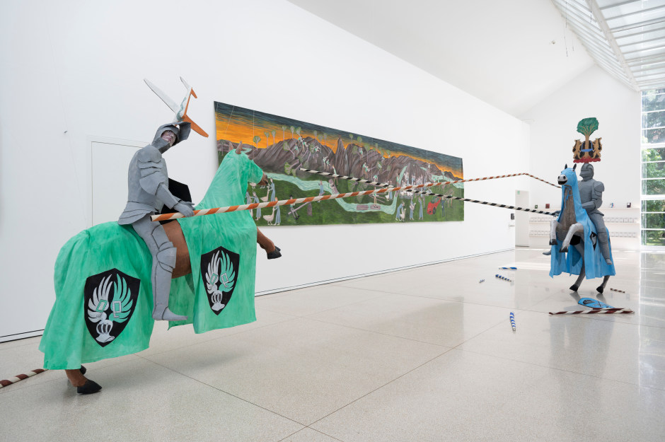 Installation view, Agnes Scherer, Savoir Vivre, Heidelberger Kunstverein, Heidelberg, 27 May - 6 August 2023  © Agnes Scherer. Courtesy the Artist and Heidelberger Kunstverein.  Photo: Tanja Meißner