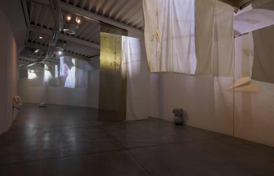 Installation view, Yu Ji, Hide Me in Your Belly, Centro Pecci, Prato, 28 June - 8 September 2024  © Yu Ji. Courtesy the Artist and Sadie Coles HQ, London.  Photo: Andrea Rossetti
