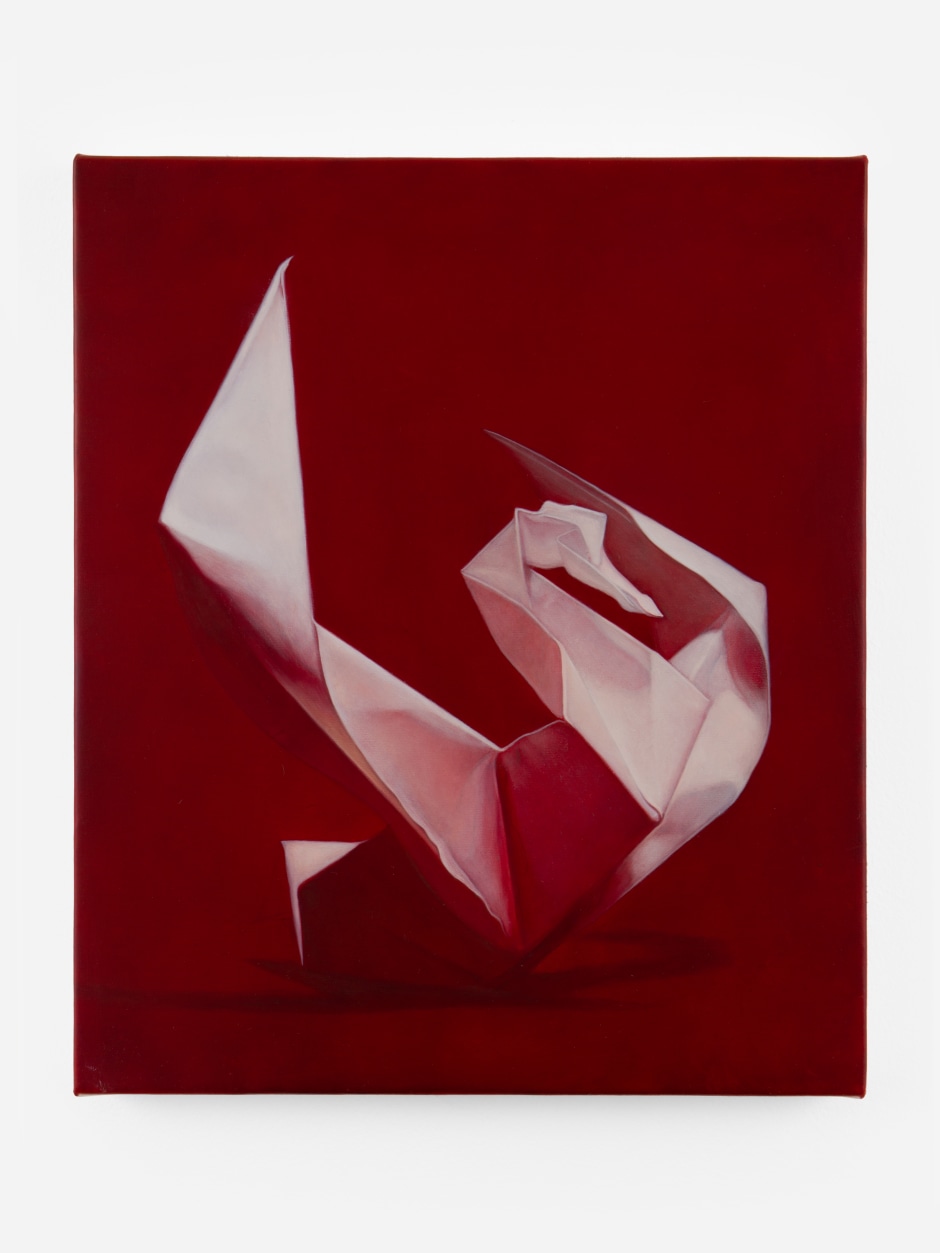 Don Brown  Bird in Space 2024 oil on canvas  30.2 x 25.5 x 2.2 cm / 11 ⅞ x 10 x ⅞ in