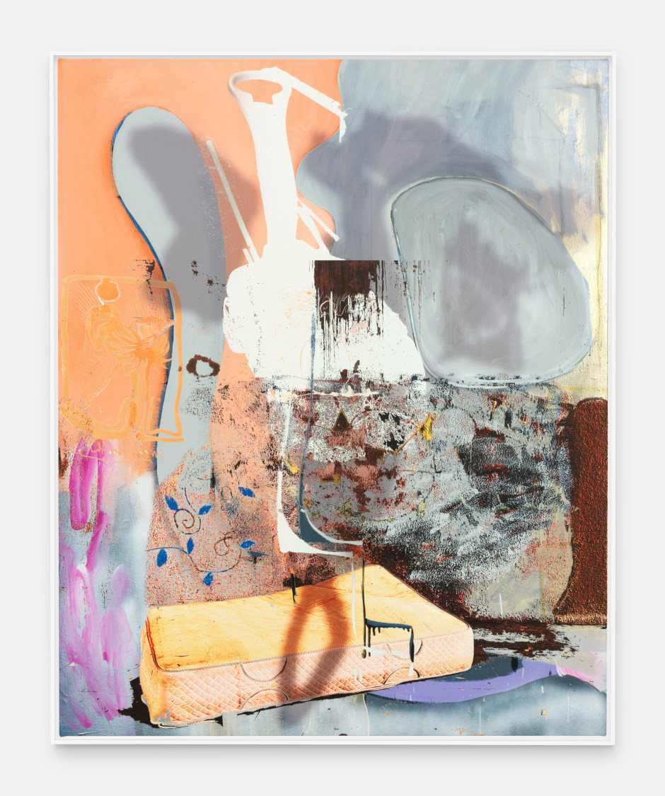 Void  2024  gesso, latex, acrylic paint, on canvas  site size: 132.1 x 106.7 x 3.8 cm / 52 x 42 x 1 . in  frame size: 136 x 110.5 x 8 cm / 53 . x 43 . x 3 ⅛ in