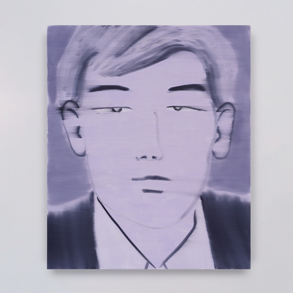 Yu Nishimura  portrait, 2024  oil on canvas  194 x 162.2 x 3.2 cm / 76 ⅜ x 63 ⅞ x 1 ¼ in  © Yu Nishimura. Courtesy the Artist, Sadie Coles HQ, London and Crèvecoeur, Paris.  Photo: Kei Okano