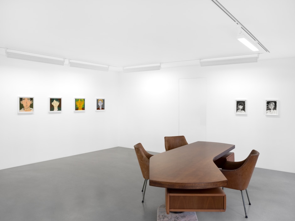 Installation view, Yu Nishimura, Synopsis, Sadie Coles HQ, Davies Street, 08 October - 09 November 2024  © Yu Nishimura. Courtesy of the Artist and Sadie Coles HQ, London.  Photo: Arthur Gray