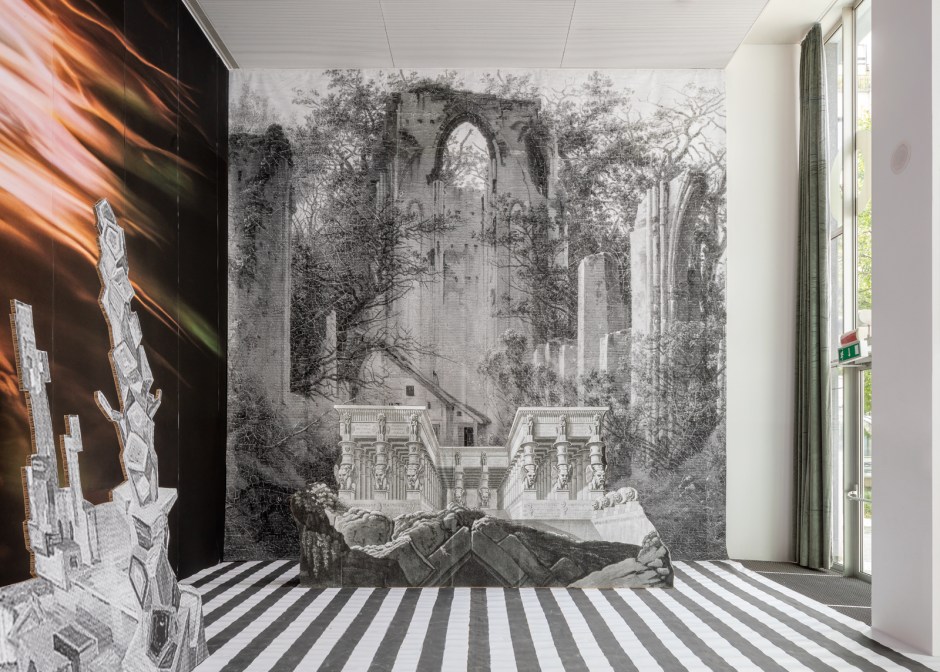 Installation view, Monster Chetwynd, Zuul, Istituto Svizzero, Milan, 20 September - 24 November 2024  © Monster Chetwynd. Courtesy of the Artist and Sadie Coles HQ, London.  Photo: Giulio Boem