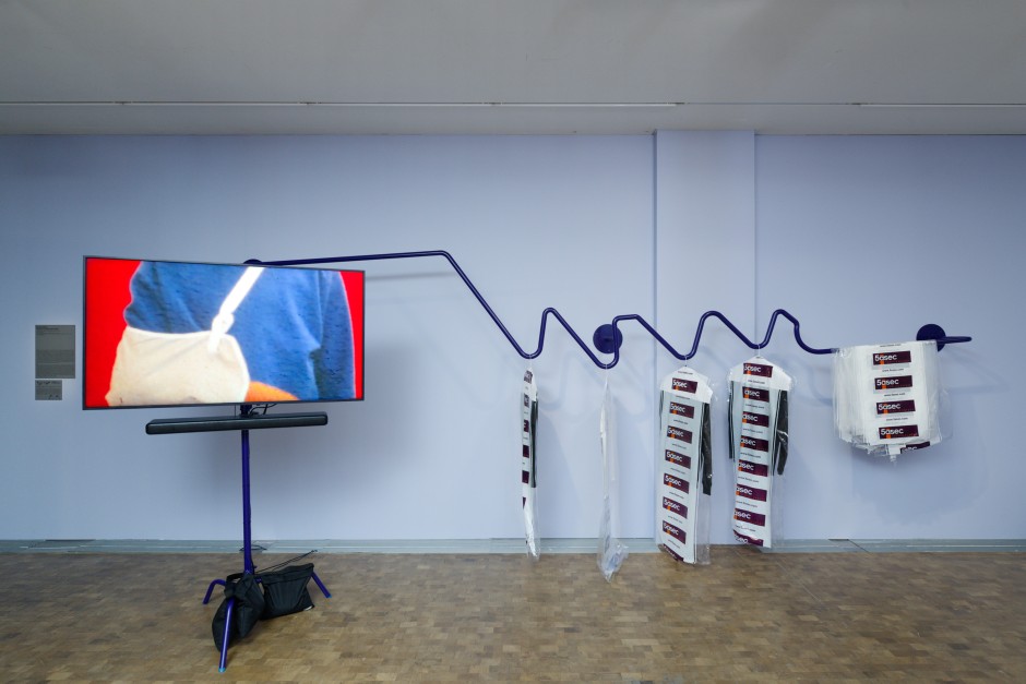 Installation view, Martine Syms, Total, Lafayette Anticipations, Paris, France, 16 October 2024 - 9 February 2025  © Martine Syms. Courtesy of the Artist and Lafayette Anticipations, Paris.  Photo: Aurélien Mole