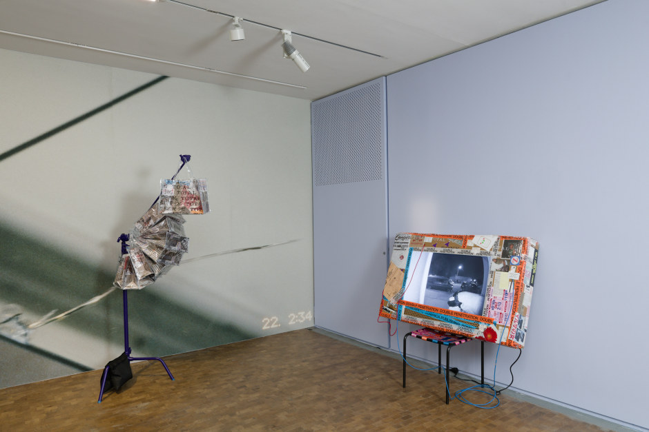Installation view, Martine Syms, Total, Lafayette Anticipations, Paris, France, 16 October 2024 - 9 February 2025  © Martine Syms. Courtesy of the Artist and Lafayette Anticipations, Paris.  Photo: Aurélien Mole