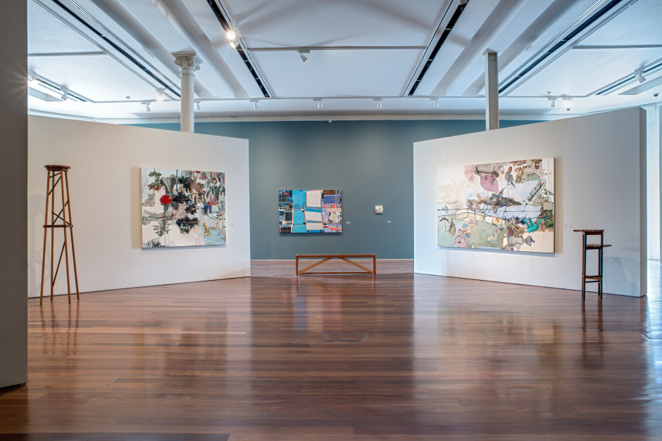 Installation view, Lucia Laguna, Enquanto bebo a água, a água me bebe, MAR Museo de Arte do Rio, Rio De Janiero, Brazil, 29 November 2016 - 26 February 2017  © Lucia Laguna. Courtesy of the Artist, MAR RJ and Fortes D'Aloia & Gabriel, São Paulo/Rio de Janeiro.  Photo: Mario Grisolli