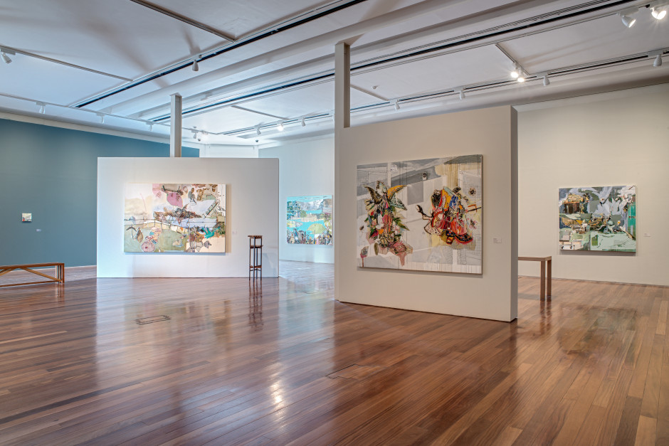 Installation view, Lucia Laguna, Enquanto bebo a água, a água me bebe, MAR Museo de Arte do Rio, Rio De Janiero, Brazil, 29 November 2016 - 26 February 2017  © Lucia Laguna. Courtesy of the Artist, MAR RJ and Fortes D'Aloia & Gabriel, São Paulo/Rio de Janeiro.  Photo: Mario Grisolli