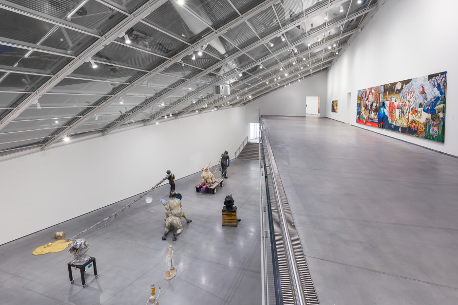 Installation view, Nicole Eisenman, Giant Without A Body, Astrup Fearnley Museet, 28 January - 29 May 2021  © Nicole Eisenman. Courtesy of the Artist and Astrup Fearnley Museet, Olso.  Photo: Christian Øen