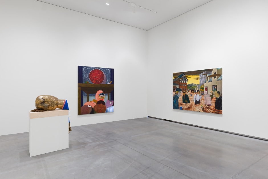 Installation view, Nicole Eisenman, Giant Without A Body, Astrup Fearnley Museet, 28 January - 29 May 2021  © Nicole Eisenman. Courtesy of the Artist and Astrup Fearnley Museet, Olso.  Photo: Christian Øen