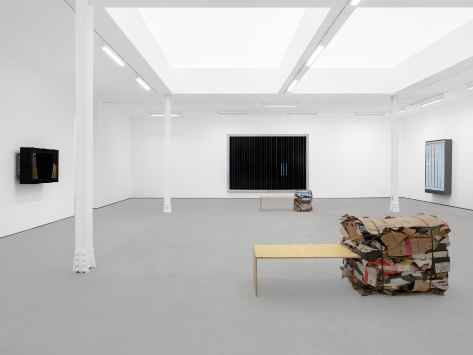 Installation view, Klara Liden, Square Moon, Sadie Coles HQ, Kingly Street, 26 November 2024 - 15 February 2025  © Klara Liden. Courtesy of the Artist and Sadie Coles HQ, London.  Photo: Katie Morrison
