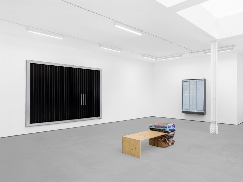 Installation view, Klara Liden, Square Moon, Sadie Coles HQ, Kingly Street, 26 November 2024 - 15 February 2025  © Klara Liden. Courtesy of the Artist and Sadie Coles HQ, London.  Photo: Katie Morrison