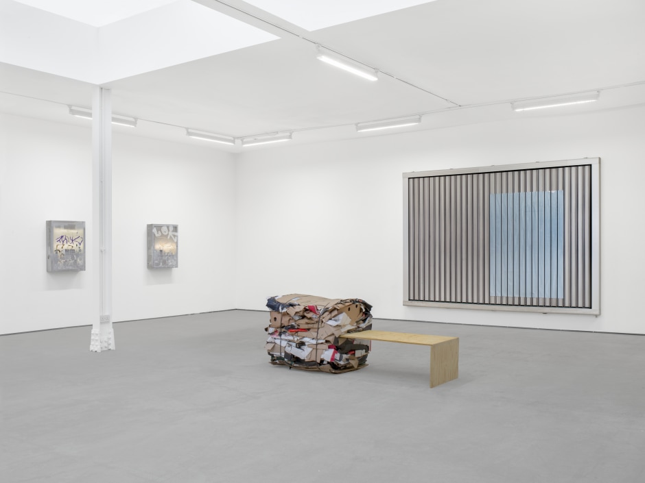 Installation view, Klara Liden, Square Moon, Sadie Coles HQ, Kingly Street, 26 November 2024 - 15 February 2025  © Klara Liden. Courtesy of the Artist and Sadie Coles HQ, London.  Photo: Katie Morrison