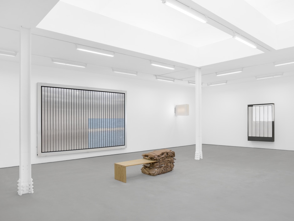 Installation view, Klara Liden, Square Moon, Sadie Coles HQ, Kingly Street, 26 November 2024 - 15 February 2025  © Klara Liden. Courtesy of the Artist and Sadie Coles HQ, London.  Photo: Katie Morrison