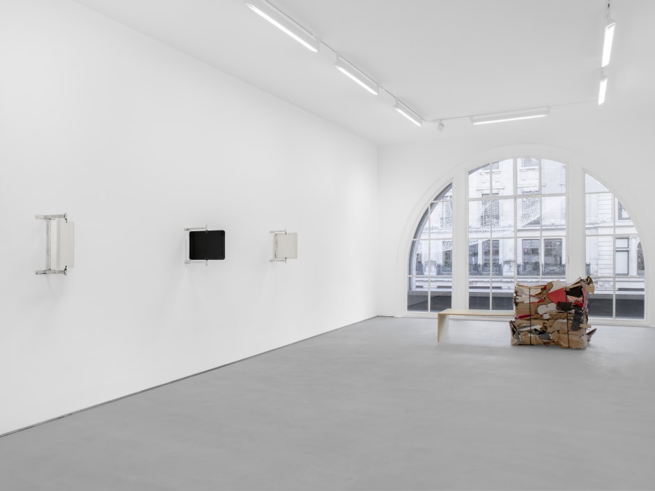 Installation view, Klara Liden, Square Moon, Sadie Coles HQ, Kingly Street, 26 November 2024 - 15 February 2025  © Klara Liden. Courtesy of the Artist and Sadie Coles HQ, London.  Photo: Katie Morrison