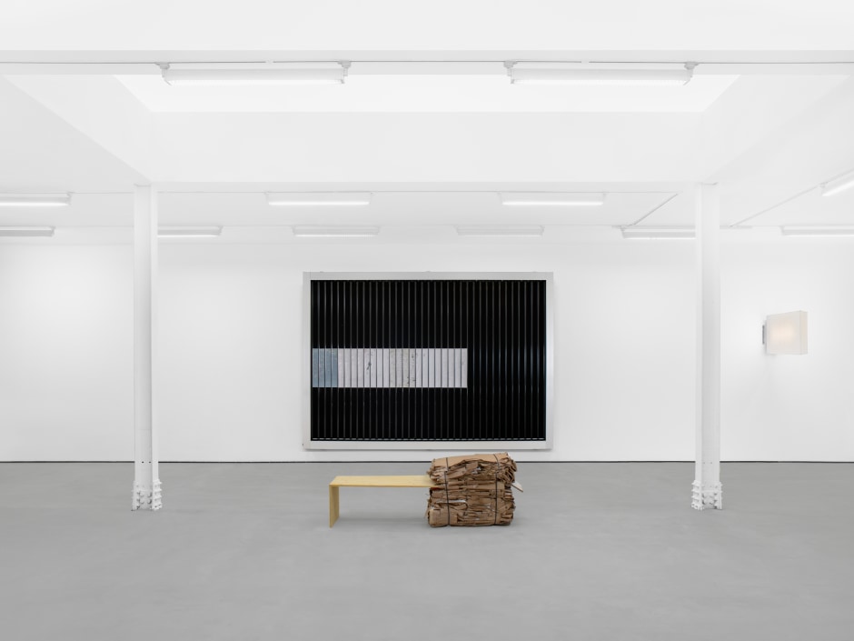 Installation view, Klara Liden, Square Moon, Sadie Coles HQ, Kingly Street, 26 November 2024 - 15 February 2025  © Klara Liden. Courtesy of the Artist and Sadie Coles HQ, London.  Photo: Katie Morrison