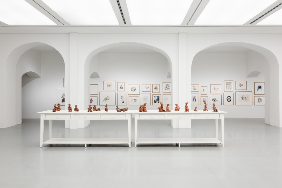 Installation view, Paloma Varga Weisz, Multiface, Kestner Gesellschaft, 07 December 2024 - 02 March 2025  © Paloma Varga Weisz. Courtesy the Artist and Kestner Gesellschaft, Hamburg.  Photo: Volker Crone