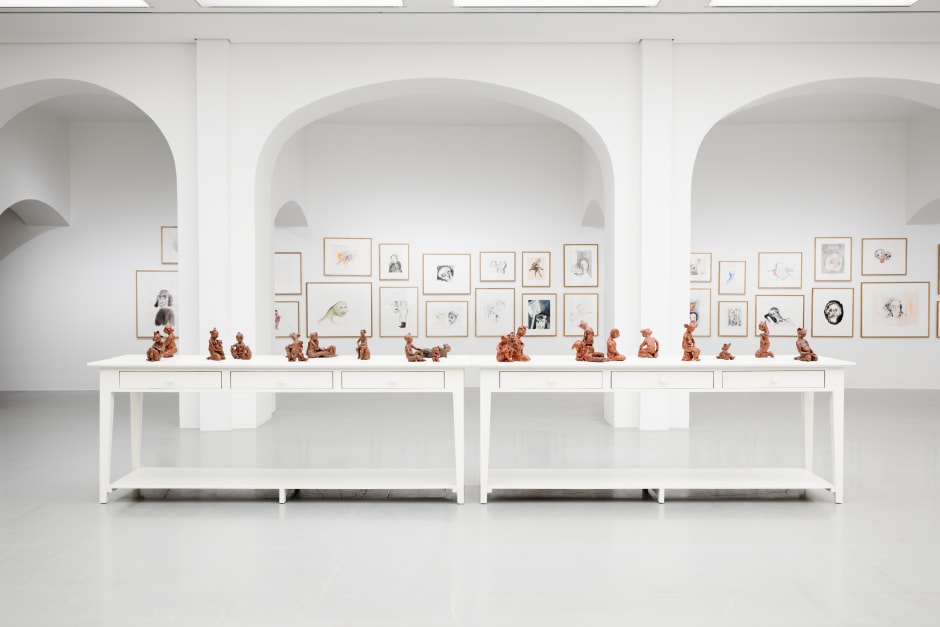 Installation view, Paloma Varga Weisz, Multiface, Kestner Gesellschaft, 07 December 2024 - 02 March 2025  © Paloma Varga Weisz. Courtesy the Artist and Kestner Gesellschaft, Hamburg.  Photo: Volker Crone