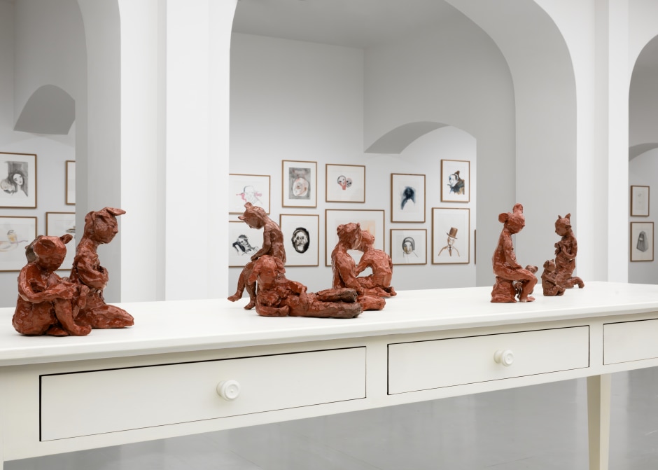 Installation view, Paloma Varga Weisz, Multiface, Kestner Gesellschaft, 07 December 2024 - 02 March 2025  © Paloma Varga Weisz. Courtesy the Artist and Kestner Gesellschaft, Hamburg.  Photo: Volker Crone