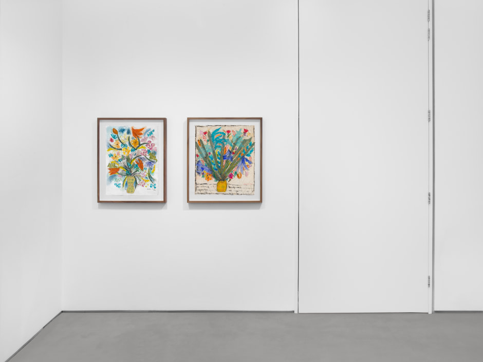 Installation view, Isabella Ducrot, Profusions, Sadie Coles HQ, Kingly Street, Viewing Room, 18 January - 15 February 2025  © Isabella Ducrot. Courtesy of the Artist and Sadie Coles HQ, London.  Photo: Katie Morrison