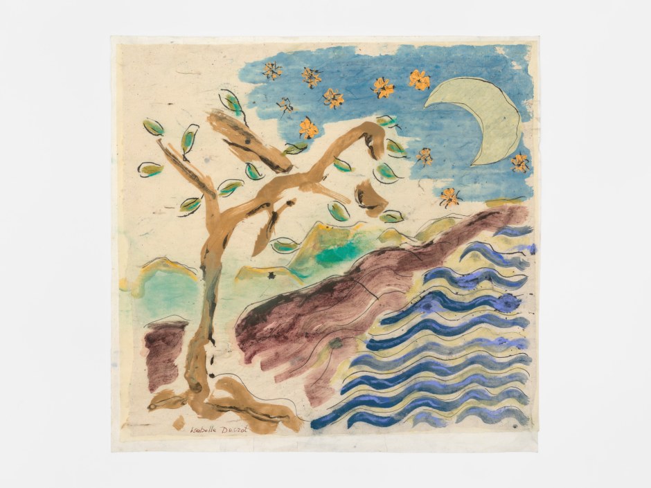 Bella Terra 2019  China ink, pigments and collage on paper  site size: 52.5 x 54 cm / 20 ⅝ x 21 ¼ in frame size: 64.5 x 65.5 x 6 cm / 25 ⅜ x 25 ¾ x 2 ⅜ in