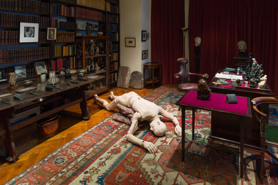 Installation view, The Enigma of the Hour, Freud Museum, London, 06 January - 04 August 2019  Photography: Angus Mill