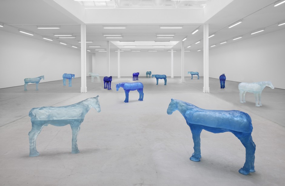 Installation view, Ugo Rondinone, a sky . a sea . distant mountains . horses . spring . Sadie Coles HQ, 62 Kingly Street W1K 3DB, 12 April - 14 May 2021  Photography by Eva Herzog