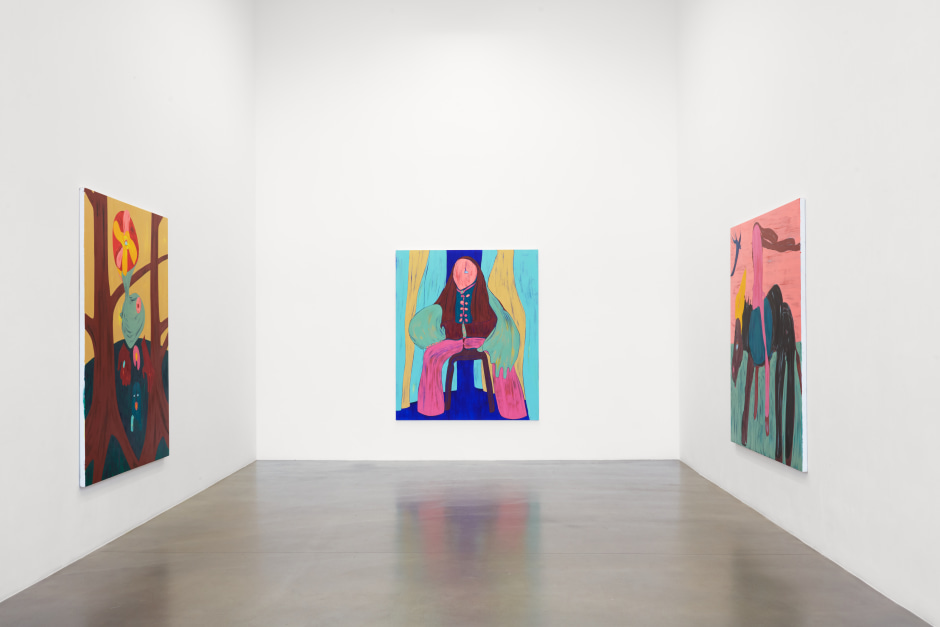 Installation view, Nicola Tyson, Holding Patten, Sadie Coles HQ, 1 Davies Street W1, London, 01 October - 18 December 2021  Photography by Robert Glowacki