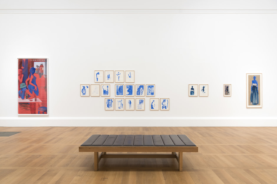 Installation view, Lisa Brice, Art Now: Lisa Brice, Tate Britain, 26 April - 27 August 2016  © Lisa Brice, courtesy Tate Britain, London