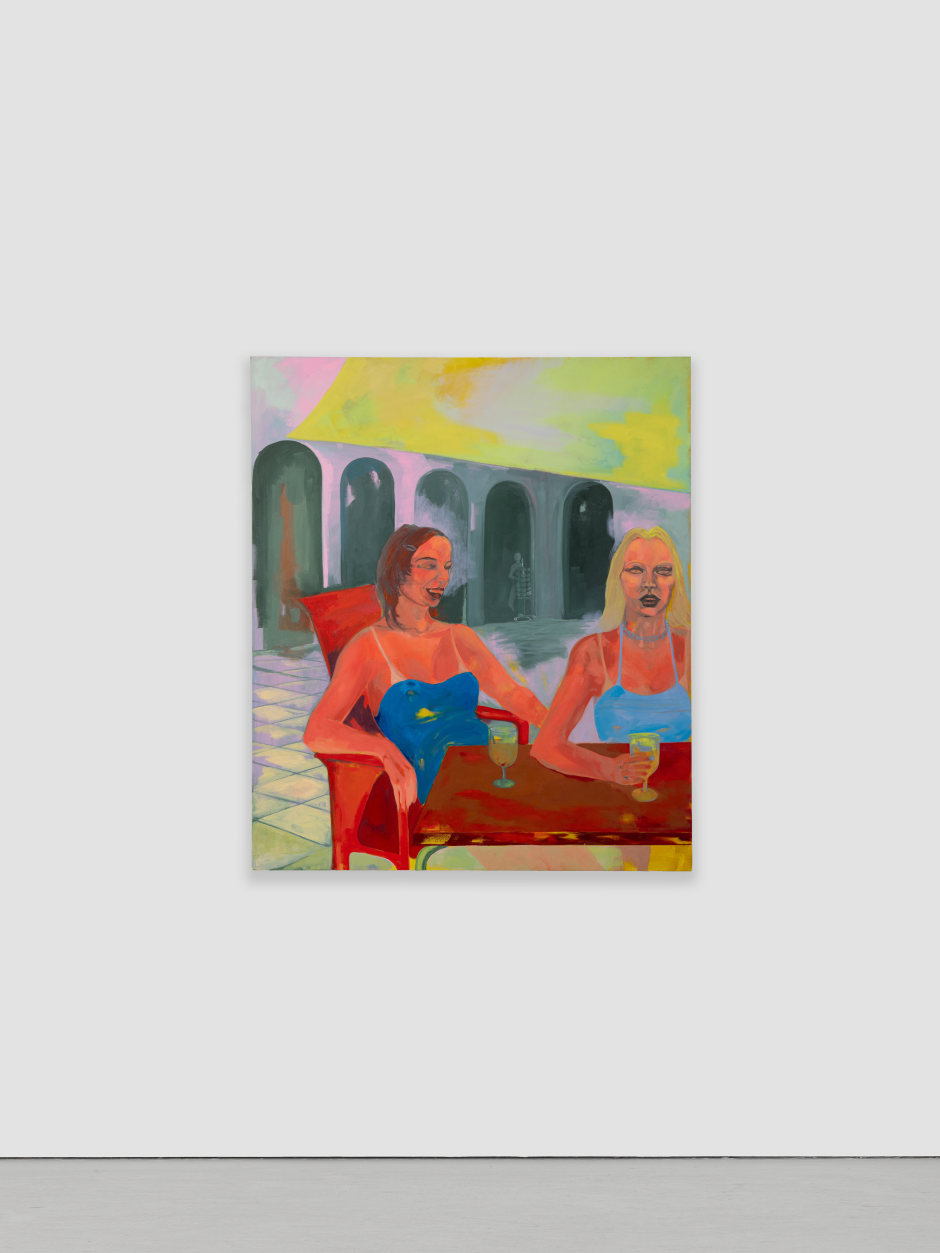 Tal para Cual (Two of a Kind), 2024  oil on canvas  142.5 x 122 x 3.5 cm / 56 ⅛ x 48 x 1 ⅜ in