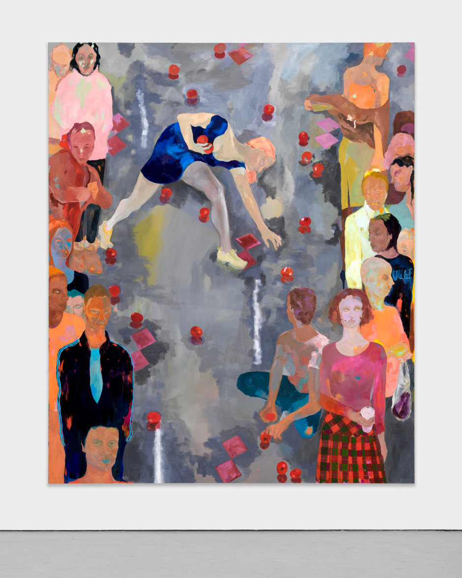 Supermarket, 2021  Signed and dated on verso  oil on canvas  240 x 200 x 2.7 cm / 94 ½ x 78 ¾ x 1 ⅛ in