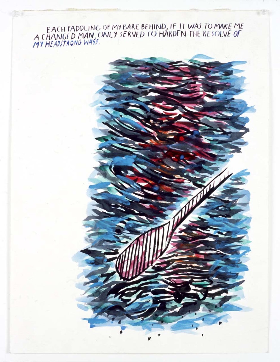 No Title (Each paddling of), 2005
