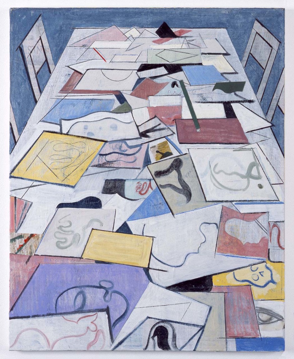 Table with Drawings, 2010